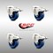 Service Caster 3.5 Inch 316SS Solid Polyurethane Swivel Bolt Hole Caster Set with Lock Brake SCC-SS316BHTTL20S3514-SPUS-4 - alternate 5